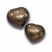 Keepsake Heart 0.8 Litres (Brown with Gold Pawprints)